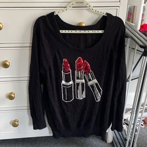 Torrid lipstick sweater